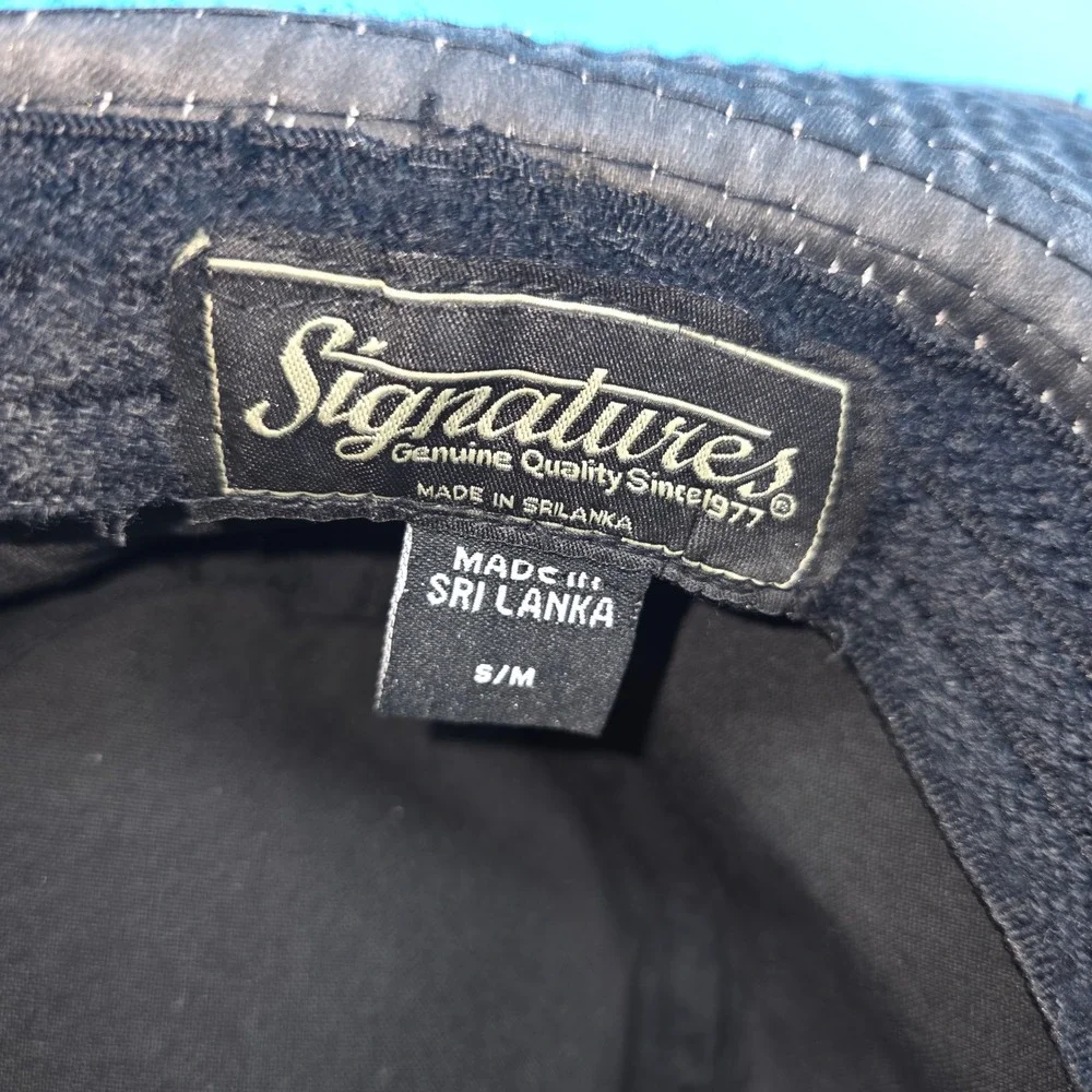 Signatures Waxed Cotton Safari Hat Wide‎ Brim Fedora Brown S/M